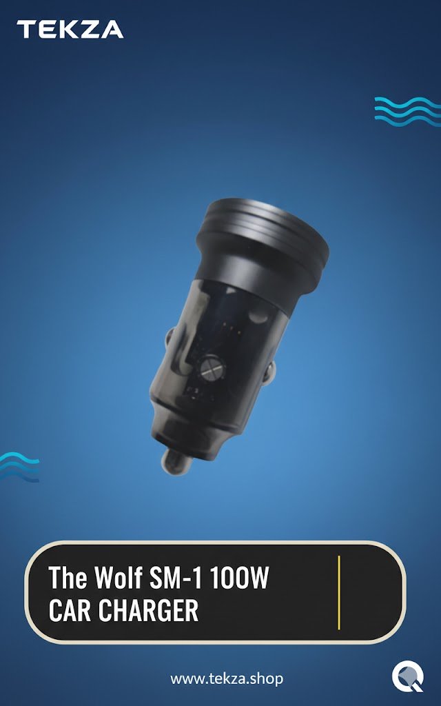 The Wolf SM-1 100W Fast Car Charger